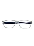 Bhavya Optic Sports Shape Eyeglasses Frames for Men, Compact Shapes Sporty Looks Amazing Fit Eyewear Frames (82307, White)