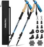 2 Packs Trekking Poles 65-135cm Tel