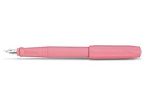 Kaweco PERKEO Medium Nib Fountain Pen - Peony Blossom Body, Premium German Fountain Pen with Royal Blue Ink Cartridge, 13 cm, Light Weight, Ergonomic Grip