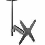 VIVO Heavy Duty Articulating Ceiling TV Mount for 17 to 55 inch Screens, Holds 44 lbs, Swivel and Pneumatic Height Adjustment, Max VESA 400x400, Black, MOUNT-VC02A