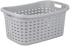 Sterilite Weave Plastic Laundry Basket - Cement