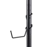 Sunway Shelf Pole Hooks 5-Pack | Utility Hanger Black | Best Solution for Garage Shelving Storage Organization | Use with Metal or Wire Shelves and Racks | Heavy Duty, Easy Installation