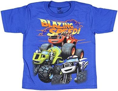 Nickelodeon Boys Blaze and the Monster Machines Short Sleeve Tee fashion t shirts, Royal, 5 Years US