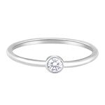 GIVA 925 Silver Zircon Queen of Venus Ring, Fixed Size,Indian - 12, US - 6| Gifts for Women and Girls | With Certificate of Authenticity and 925 Stamp | 6 Months Warranty*