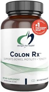 Designs for Health Colon Rx - Magnesium Hydroxide + Triphala to Support Bowel Motility in Those with Occasional Constipation - Non-GMO Herbal Supplement (60 Capsules)