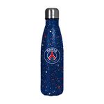 Forever Collectibles UK FOCO Ligue 1 Football Paris Saint Germain Fan Thermal Paint Splatter Insulated 500ml Bottle