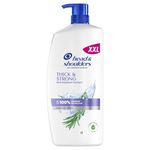 Head & Shoulders Thick & Strong Anti-Dandruff Shampoo 800ml Pump. With Rosemary Extract. Up to 100% Dandruff Protection, Works Against Oil and Itch From the 1st Wash. Clinically Proven
