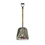 Pro-Yard Grain Scoop Shovel - Aluminum Blade with Wooden Handle