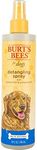 Burt's Bees for Pets Naturally Derived Detangling Spray with Lemon and Linseed - Dog and Puppy Fur Detangler Spray to Comb Through Knots, Mats, and Tangles- Made in The USA, 10 Ounces