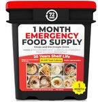72HRS 2000 Calories Per Day Emergency Food Supply Survival Food Kit, Perfect for Camping and Preparedness (1 Month Supply)