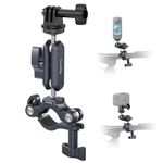 SMALLRIG Handlebar Mount Clamp for Action Cameras, Motorcycle Camera Mount for GoPro for DJI for Insta 360, Max. Load 0.5kg for Cycling/Motorbike - 4191