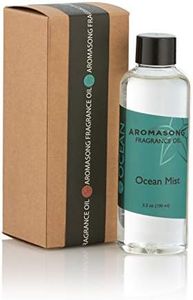 Aromasong Ocean Mist Scented Reed Diffuser Refill | Free Set of Reed Sticks! A Fresh, Ocean Scent, 3.3 oz