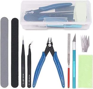 Findfly 9Pcs Gundam Model Tools Kit Hobby Building Tools Craft Set for Basic Model Building Repairing and Fixing