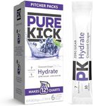 Pure Kick Hydration Pitcher Pack, Concord Grape, Includes 6 Packets, 1 Box, Makes 12 Quarts Total