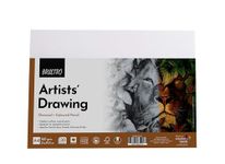 BRUSTRO Artist's Drawing Papers | 160 GSM, A4, Pack of 30 Sheets | Ideal for Students,Adults, Coloring, Art, Craft, Natural Grain, Graphite, Charcoal, Pastels, Sketching, Shading, Drawing and Portrait