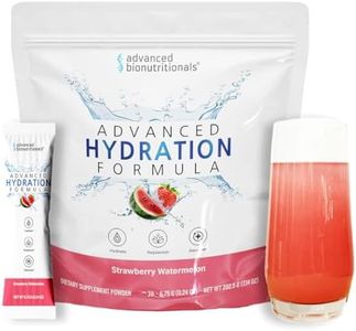 Advanced Bionutritionals Advanced Hydration Formula Electrolyte Drink Mix Powder with ElectroPrime®, L-Taurine, TyroPure™, B-Vitamins, Vitamin C – Strawberry Watermelon – 30 Stick Packs