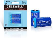 CELEWELL CR2-2Pcs 3V 1000mAh Lithiu