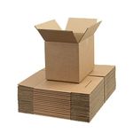 SmithPackaging Double Wall Cardboard Shipping Boxes 254x254x254mm (10x10x10") Pack of 20 Cartons