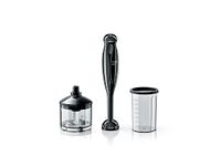 Bosch Hand Blender Ms1Bg1020I 400 W With Beaker And Chopper (Black), 400 Watt