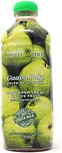 Jungle Pulp GUAVA Mix from Costa Rica Puree, Topping, Flavoring, Better than Syrup, for Desserts, Smoothies, Margaritas, Cocktails, Juice and Shakes. 33.81 oz/ 1 Liter.