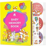 Clever Fox Baby Memory Book for Boys & Girls – First Years Baby Memory Journal with Keepsakes Pocket – Baby Album for Photos, Memories & Milestones – Years 0-5, Hardcover, 8x10.5″ (Yellow)