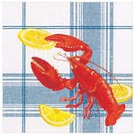 Lobster Bake Caspari Dinner Napkins 40 cm sq 3 ply 20 in a Pack