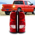 WEZEMLIGHT Tail Lights assembly Compatible With 2003-2006 Chevy Silverado 1500 2500 3500 1500HD 2500HD 2007 Classic Driver and passenger side with Bulb and Harness (Pair of Driver and Passenger Side)