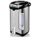 KOTEK Electric Hot Water Boiler and Warmer, Hot Water Dispenser, Stainless Steel Water Boiler w/5 Stage Temperature Settings, Safety Lock, Electric Hot Water Pot, 5-Liter