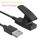 Bebetter for Garmin Forerunner 235 Charger 230 630 Charging Clip Sync Data Cable Replacement Charger for Garmin Forerunner 235 Smart Watch(Black)