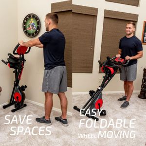 YYFITT Foldable Exercise Bike – Compact Indoor Fitness Equipment