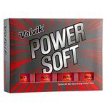 Volvik Power Soft Golf Balls Dozen - Gloss Red, One Size (9798)