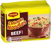 Maggi 2 Minute Noodles, Beef, 5 Pack, 360g