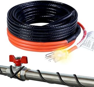 HEATIT JHSF1-CT Self Reglating Pre-asembled Pipe Heating Cable 50-feet 120V Roof deicing and Pipe freeze protection