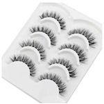 Bombay Vanity 4 Pairs False Eyelashes Set Natural 3d Fake Eyelash | Soft, Comfortable, Non-irritating, Lightweight & Reusable, Natural Eyelashes (Flutter)