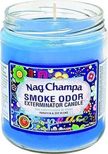 Smoke Odor Exterminator 13 oz Jar Candles Nag Champa, (3)