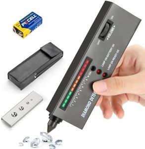 Diamond Tester, Professional Jewelers' Gemstone Detector, High Accuracy Diamond Tester Pen Professional (Metal Detection Limitation)