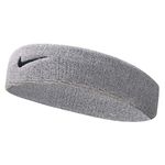 Nike Swoosh Headband (Grey Heather/Black, OSFM)