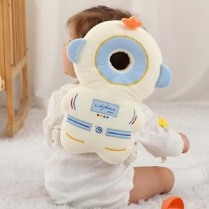 HGTC Baby Head Protector Backpack -Soft & Lightweight Pads - Prevents Bebes Backward Fall Astronauts Plush Stuffed