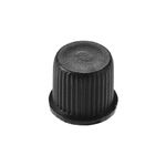 X AUTOHAUX 1 Pcs ID 0.39" Air Conditioner Valve Caps for Car AC System Black