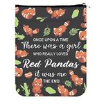 KUIYAI Red Panda Book Sleeve Red Panda Lover Gift Once Upon A Time There was A Girl Who Really Loved Red Pandas (Once Upon red pandaUK)