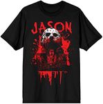 Bioworld Friday the 13th Jason Voorhees Men's Black Graphic T-shirt - S