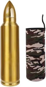 YKONML Gifts for Men Dad Himstainless steel water bullet cup Thermos cup Mug bullet shaped thermos Unique Birthday Gifts for Dad from Daughter 34 oz 1000mL travel coffee mug