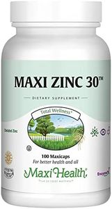 Zinc 30 - Zinc Vitamin with Enzymax for Enhanced Absorption - Highest Potency Immune Support - Glycinate Chelated Zinc Supplements for Adults - Zink Vitaminas - Kosher Made in USA - 100 Count Capsules