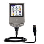 Gomadic Classic Straight USB Cable suitable for the Handspring Treo 90 with Power Hot Sync and Charge Capabilities - Uses TipExchange Technology