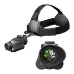 Nightfox Prowl Night Vision Goggles | HD Recording | 32GB | 1x Magnification | Head Mounted | 54° Wide FOV | Dual IR 850 940nm | Airsoft Night Vision Monocular | NVG for Helmet