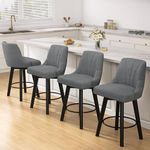 REONEY Counter Height Swivel Bar St