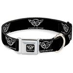 Buckle-Down 11-17""C5-Corvette Black/Silver Dog Collar, Medium