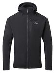 Rab Men's Capacitor Hoody Midweight Jacket for Hiking, Trekking, & Climbing - Beluga - Medium