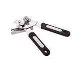 Chokshi Empressa Universal CAN Opener/TIN Opener Stainless Steel 18 cm Multipurpose Opener for Cans and Tins for Household, Camping, and Parties, Black (New)