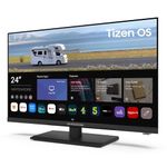 WHITEMOORE 24” 12V/24V Smart TV - Full HD, Tizen OS, WiFi, Netflix, Prime, Airplay, HDMI/USB, for Caravan/Truck/Boat, 3-Year Warranty
